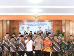 KAPOLRES BINJAI LANTIK PENGURUS PERSATUAN KELUARGA BESAR PURNAWIRAWAN POLRI