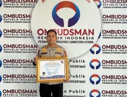 KAPOLRES BINJAI AKBP Hendrick Situmorang , SH, S.I.K, M.Si Menghadiri Penganugrahan Predikat Kepatuhan Tinggi Pelayanan Publik Dari Ombudsman