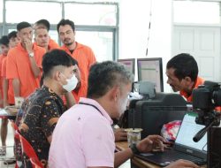 Gandeng Dinas Kependudukan dan Catatan Sipil Kota Medan, Rutan 1 Medan gelar perekaman E-KTP”