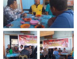 Kapolres Dairi AKBP Wahyudi Rahman, SH, S.I.K,MM Melalui Kapolsek Sidikalang Kota AKP Sukanto Berutu, SH Bersama Personil Gelar Kegiatan Jumat Curhat