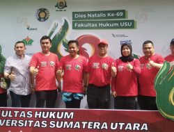 Peringati Dies Natalis ke 69 Fakultas Hukum USU Melaksanakan Fun Walk Juga Donor Darah Sekaligus Cek Kesehatan Berjalan Lancar dan Sukses