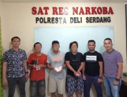Sat Narkoba Polresta Deli Serdang berhasil Ungkap Kasus Narkotika Jenis Sabu di komplek Mercy Deli Tua
