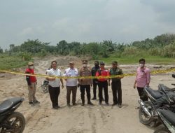 Polres Sergai dan Muspika Perbaungan Kec Perbaungan Tutup Lokasi Galian C Ilegal