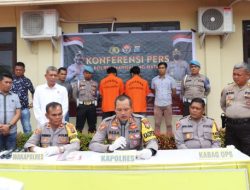 Polres Madina Berhasil Mengamankan Dua Tersangka Pengedar Sabu