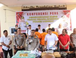 Polres Langkat Berhasil Mengamankan 20 kg sabu dan dua Tersangka