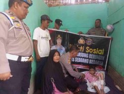 Polres Serdang Bedagai melalui Polsek Tanjung Beringin melaksanakan giat pemberian bantuan sosial kepada warga kurang mampu dlm rangka safari Ramadhan 1444 H Polres Serdang Bedagai