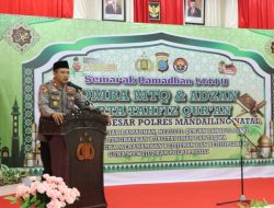 Kapolres Madina Siapkan Paket Umroh Kepada Personil Yang Juara MTQ