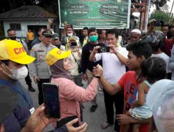 Kapolres Serdang Bedagai yg diwakili Kapolsek Pantai Cermin melaksanakan giat mediasi terkait dengan adanya penutupan akses masuk objek wisata Pantai Woong Rame oleh masyarakat setempat Desa Kota Pari Kec.Pantai Cermin
