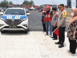 Kapolres Simalungun AKBP Ronald F.C Sipayung SH S.IK MH, bersama Pemerintah Kabupaten Simalungun serta Penanggung Jawab Proyek PT Hutama Marga Waskita resmi membuka Ruas Tol Sinaksak-Dolok Merawan.