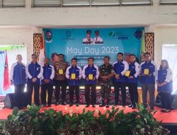 Peringati Hari Buruh, Wakapolresta Deli Serdang Hadiri Giat May Day di P3UD Kecamatan Tanjung Morawa