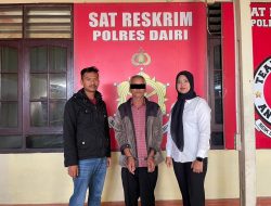 Gerak Cepat, Sat Reskrim Polres Dairi Tangkap Kakek Pemerkosa Cucu Hingga Hamil