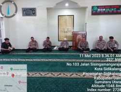 Tingkatkan Karakter Keperibadian Anggota, Polres Dairi Gelar Binrohtal