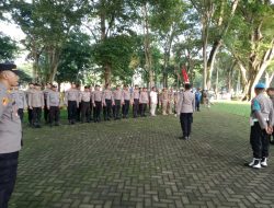 Polres Langkat melaksanakan Pengamanan Pemberangkatan CJH (Calon jemaah haji) Kloter-12 Kab. Langkat tahun 2023 M/1444H