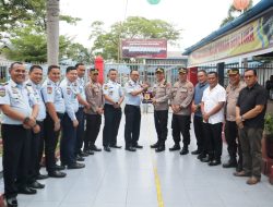 Pererat Silaturahmi, Kalapas dan Jajaran Terima Kunjungan Kapolres Tebing Tinggi.