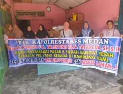 Warga Kesal Ulah Preman, Pasang Spanduk Berharap Kapolrestabes Bertindak