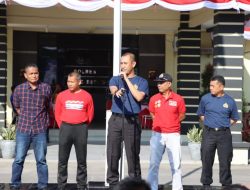 Pembukaan turnamen sepak bola U-12 Kapolres Serdang Bedagai Cup dalam rangka HUT Bhayangkara ke.77 tanggal 01 Juli 2023 Polres Serdang Bedagai oleh Kapolres Serdang Bedagai