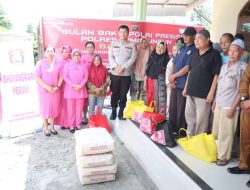 Gelar Bakti Sosial Religi Kapolres Simalungun Serahkan Bantua Ke Masjid Tertua Di Kecamatan Raya
