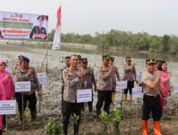 Polres Serdang Bedagai Mengadakan Kegiatan Bantuan Sosial Penanaman Hutan Mangrove Dalam Rangka HUT Bhayangkara ke.77 Tanggal 01 Juli 2023 Polres Serdang Bedagai yang Dipimpin oleh Kapolres Serdang Bedagai
