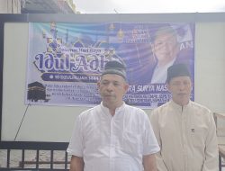 Pemotongan Hewan Kurban Dilaksanakan Oleh Bacaleg Tingkat 1 Dapil Sumut 3 Fraksi PAN Indra Nasution Di Warkop Anugerah Pasar V Komplek MMTC Blok N 56/67