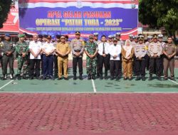 Polres Madina Apel Gelar Pasukan Operasi Patuh Toba 2023