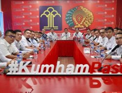 Rutan Kelas I Medan Kumham Sumut Ikuti Kuliah Umum Secara Virtual diisi oleh Menteri Hukum Dan HAM Bapak Yasonna Laoly dan Kepala KPK Firli Bahuri
