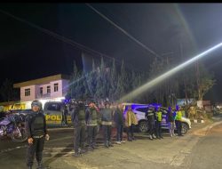 Polres Tanah Karo Mengantisipasi Terjadinya Gangguan Kamtibmas Malam Hari Seperti Begal San Balap liar