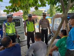 Sat Lantas Polresta Deli Serdang Sosialisasikan Tertib Berlalu Lintas Dan antisipasi Geng Motor Kepada Masyarakat