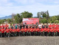 Polres Mandailing Natal AKBP H. M Reza Chairul A. S, S.IK., S.H., M.H . Menjadi Inspektur Upacara (Irup) Memperingati Hari Ulang Tahun (HUT) ke-77 Bhayangkara