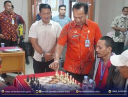 Rutan Kelas I Medan Membuka Turnamen Catur Antar WBP Usia 50 tahun ke atas