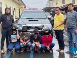Personil Sat Reskrim Polres Dairi Berhasil Mengamankan 2 Lelaki Mencuri Mobil Toyota Hilux