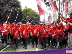 Kanwil Kemenkumham SUMUT Gelar Jalan Sehat