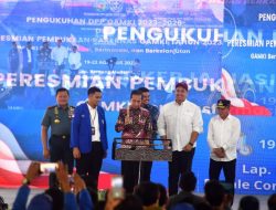 Presiden Jokowi Kukuhkan Pengurus DPP pada Rakernas DPP GAMKI di Medan