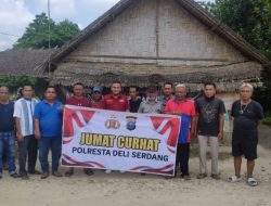 Polresta Deli Serdang Laksanakan Kegiatan Jumat Curhat dengarkan Keluh Kesah Masyarakat