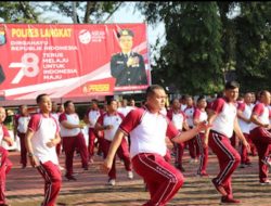 Semarak HUT Kemerdekaan RI ke-78 dan Hari jadi Polwan ke-75 Polres Langkat Mengadakan Beragam Perlombaan