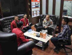 Kapolres Serdang Bedagai Menerima Audiensi Ikatan Mahasiswa Muhammadiyah Fakultas Keguruan Dan Ilmu Pendidikan UMSU periode Amaliyah 2022-2023
