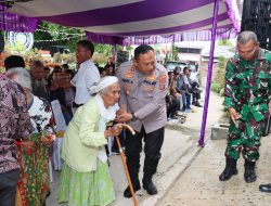 Polres Humbahas Menginisiasi Posko Kampung Bersih dari Narkoba di Desa Bonanionan Kec.Dolok Sanggul