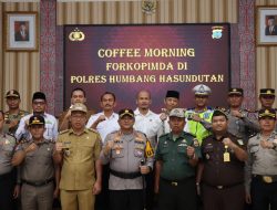 Cofee Morning Kapolres Humbahas bersama FORKOPIMDA HUMBANG HASUNDUTAN