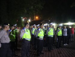 Polres Langkat Melaksanakan Patroli Blue light Untuk Ciptakan Ruang Aman Dan Nyaman Di Ruang Publik