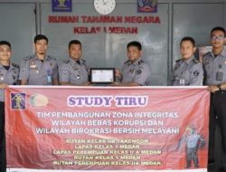 Rutan Kelas I Tanjung Gusta Medan Terima Kunjungan Studi Banding Rutan Kelas IIB Takengon