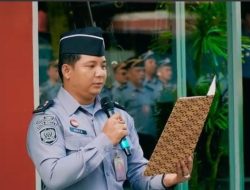 Mengawali tahun baru 2024 Rutan kelas I Medan Melakukan apel Bersama