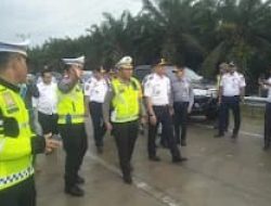 Dirlantas Poldasu : Urai Kemacetan Mudik Lebaran, Fungsikan Area Jalan Tol Kisaran dan Tol Sinaksak