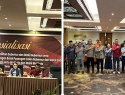KPU Medan Gelar Sosialisasi Tahapan Persiapan Penyerahan Dukungan Perseorangan Bakal Calon Gubernur dan Wakil Gubernur,Bupati dan Wakil Bupati, Walikota dan Wakil Walikota Medan Serentak Tahun 2024