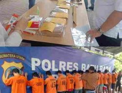 Polres Batu Bara Musnahkan 7 Kg Ganja dan 375 Gram Sabu-Sabu