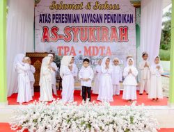 “Keluarga Tohar Suhartono dan Ibu Elfrida Sinuhaji Menginfaqkan Madrasah As Syukuriah untuk Membangun Generasi Islami di Deli Serdang”