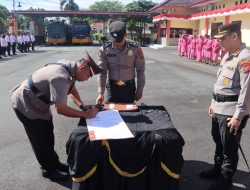 Polresta Deli Serdang Gelar Sertijab, Rotasi Kabag dan Kapolsek