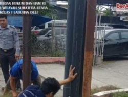 Rutan Kelas I Labuhan Deli Adakan Aksi Kebersihan Lingkungan