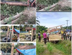 Sungguh Miris Gubuk Tambal Ban Untuk Menafkahi Keluarga Diduga Dirobohkan Pihak PTPN2 Padang Tualang Langkat