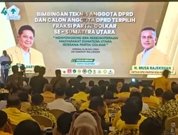 Golkar Sumut Gelar Bimtek Anggota DPRD Terpilih Dan Usulkan H Surya Jadi Pendamping Bobby Di Pilkada