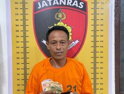 Seorang pria Pelaku Judi Jenis KIM Berhasil Diamankan Unit Res Polres Sergai