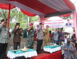 Kapolres Langkat Hadiri puncak peringatan Berandan Bumi Hangus yang ke-77 Pangkalan Berandan